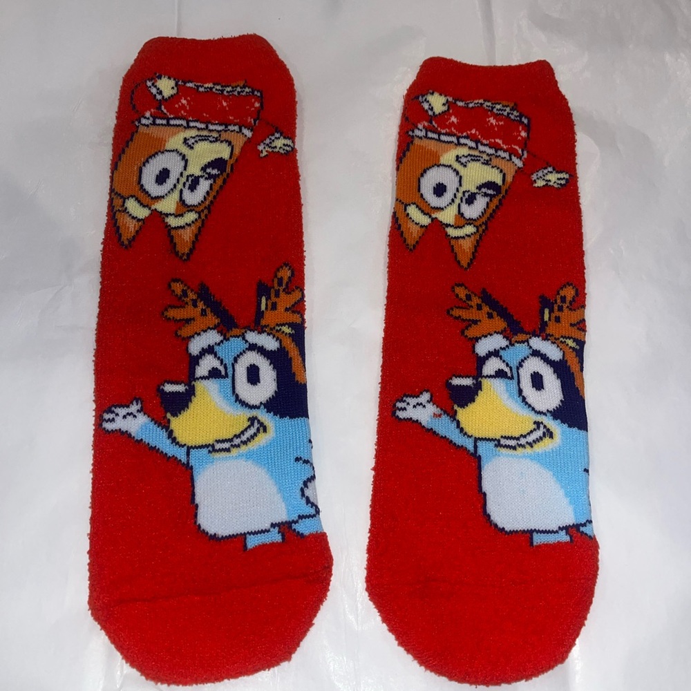 Bluey and Bingo Cartoon Character Socks